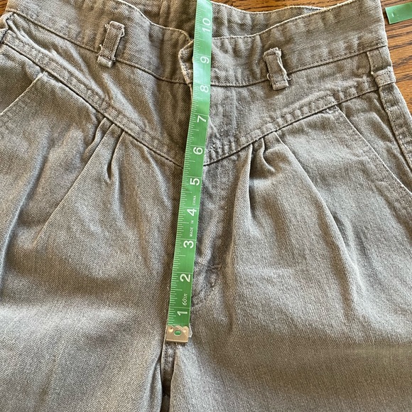 Vintage pleated western gray high rise jeans - Picture 2 of 12